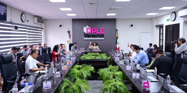 Financiamiento público aprobado por el OPLE Veracruz para el año 2027.