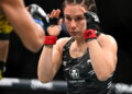Alexa Grasso y Brandon Moreno durante un evento de UFC