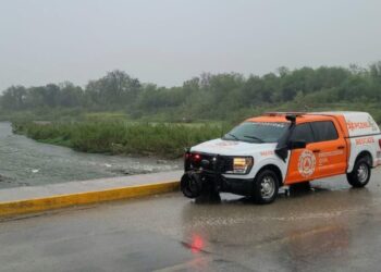 Tormenta con granizo en Cadereyta Jiménez, Nuevo León.