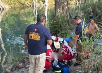 HOMBRE MUERE AHOGADO EN EL RÍO RAMOS EN ALLENDE, NUEVO LEÓN