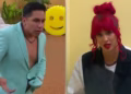 Ese Pérez y Flor Vigna durante su participación en La Casa de los Famosos