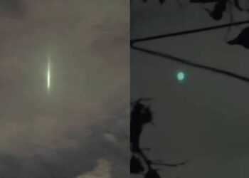 Extraña luz en el cielo de Monterrey causa sorpresa — luz cielo