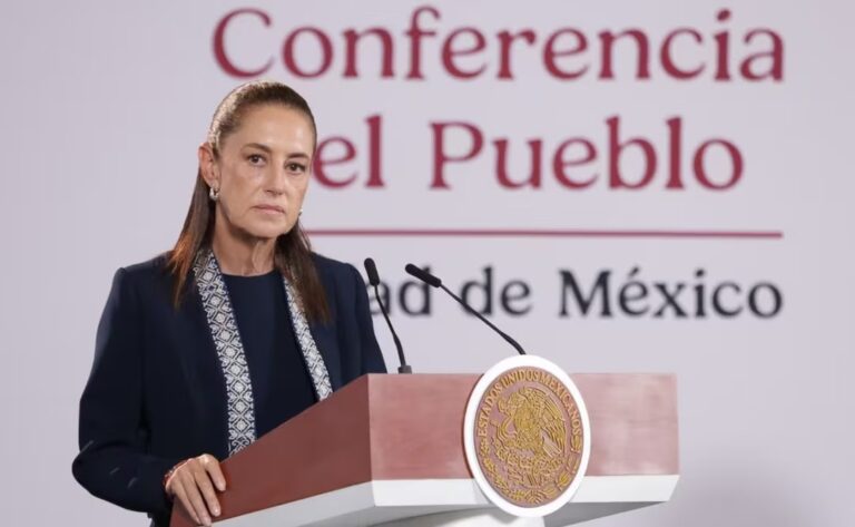 SHEINBAUM RESPONDE A TRUMP Y EVITA ESCALAR EL CRUCE POR LOS CÁRTELES