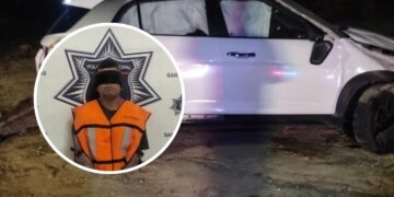CONDUCTOR DE PLATAFORMA QUEDA BAJO RESGUARDO TRAS PERSECUCIÓN EN SAN NICOLÁS