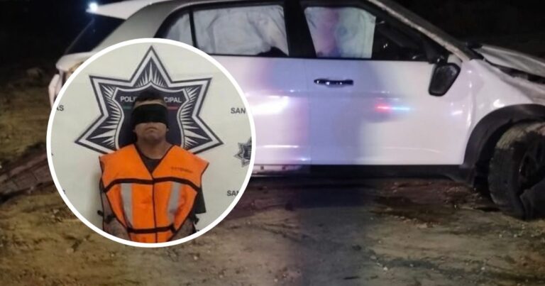 CONDUCTOR DE PLATAFORMA QUEDA BAJO RESGUARDO TRAS PERSECUCIÓN EN SAN NICOLÁS