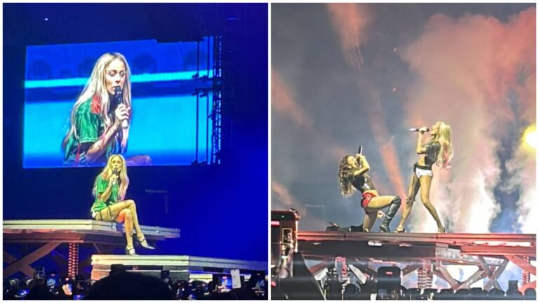 Tini Stoessel durante su concierto en la Arena Ciudad de México