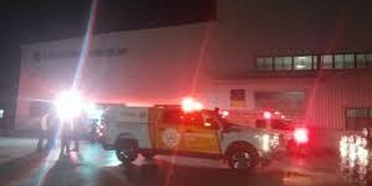MUERE TRABAJADOR ELECTROCUTADO EN EMPRESA DE SALINAS VICTORIA