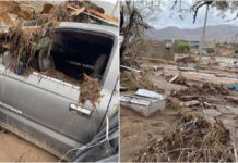 Diez personas no localizadas en Baja California tras el ciclón Rachel; una menor fue localizada sin vida