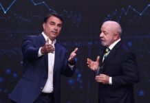 Lula y Flávio Bolsonaro se enfrentan en el primer debate televisado de la segunda vuelta y cruzan acusaciones por corrupción